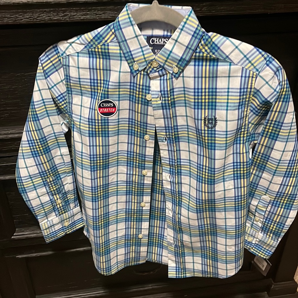 Boys Chaps long sleeve dress shirt